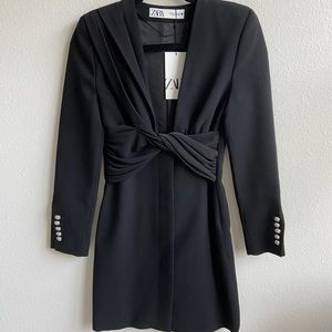 Zara Black Blazer Dress